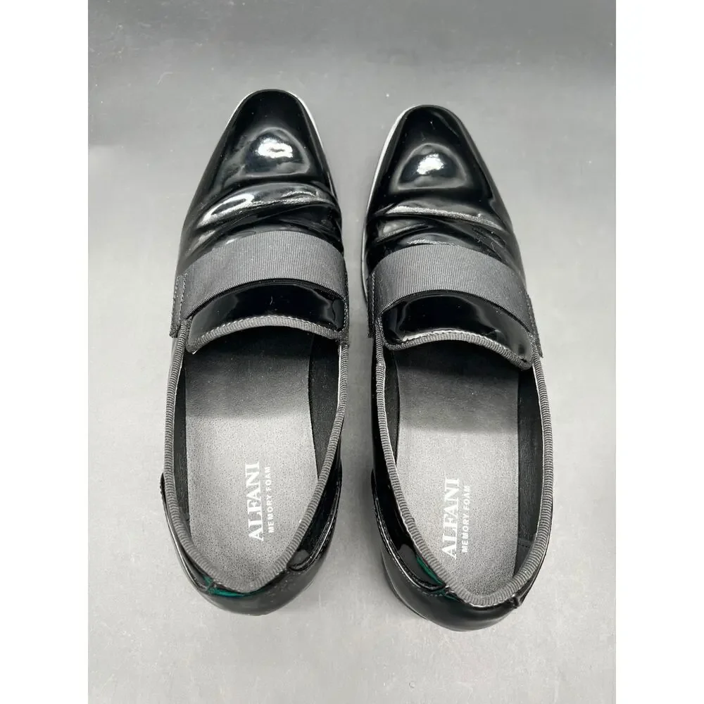 Men’s Alfani Haydan Patent Slip-On Loafers US Size 8 #98